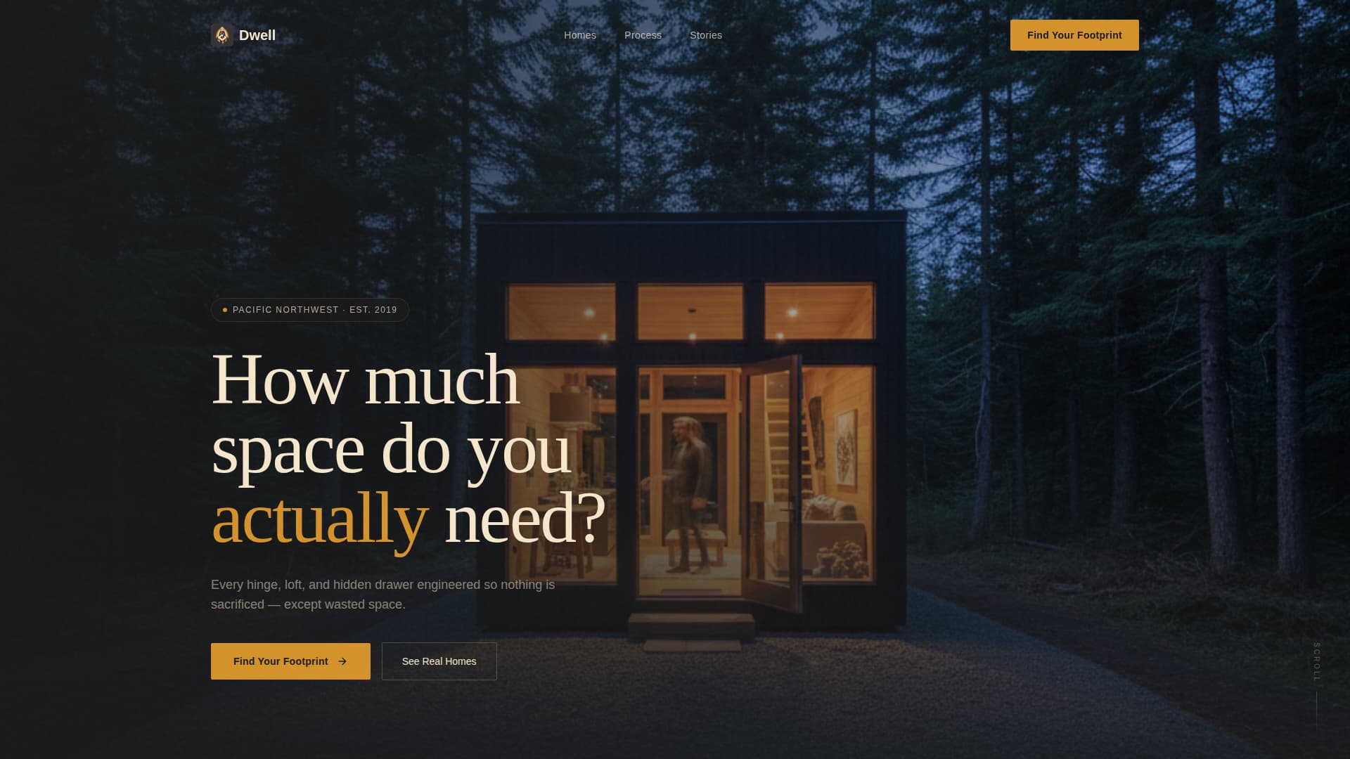 Nest — Dreamy Tiny Home Landing Page Template