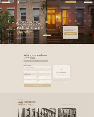 Appraise - Trusted Townhouse Landing Page Template