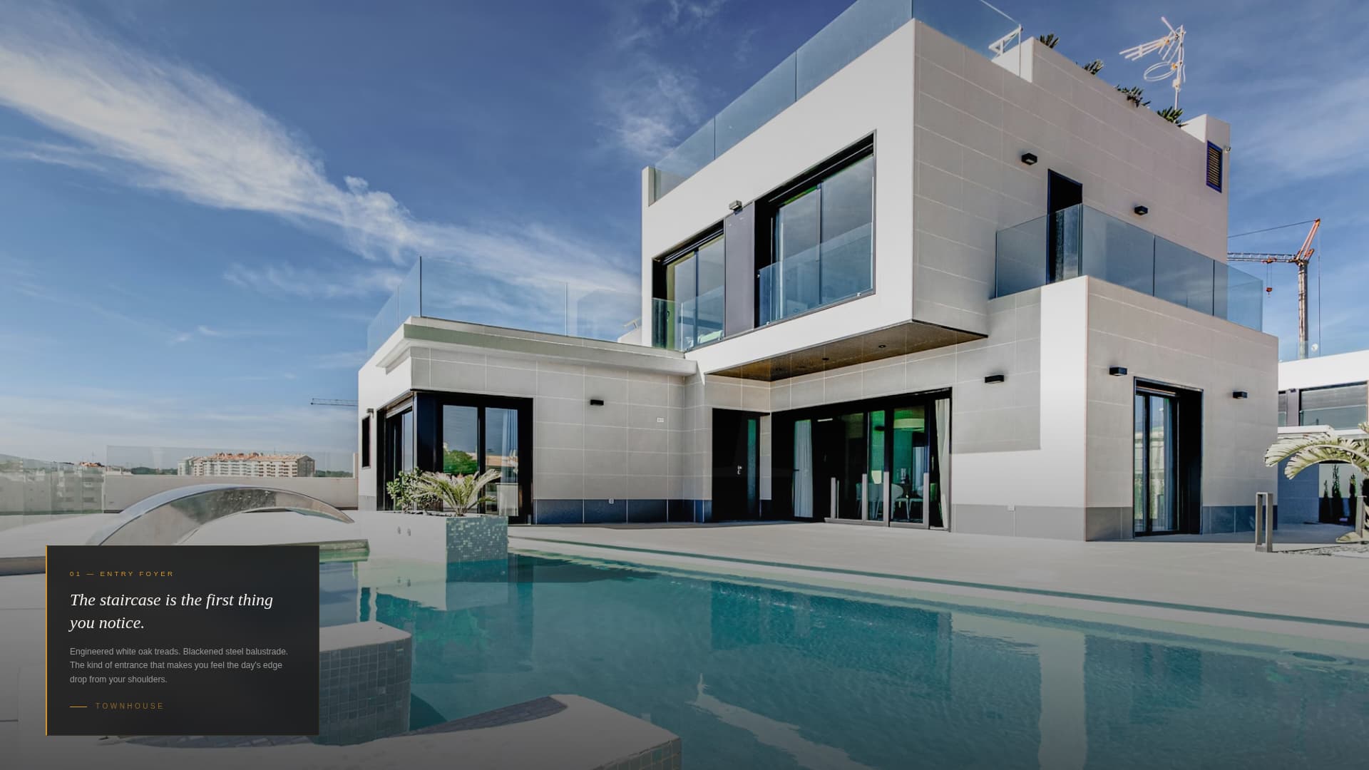 Townhouse - Immersive Developer Landing Page Template