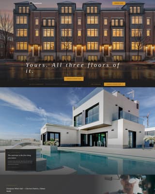 Townhouse - Immersive Developer Landing Page Template