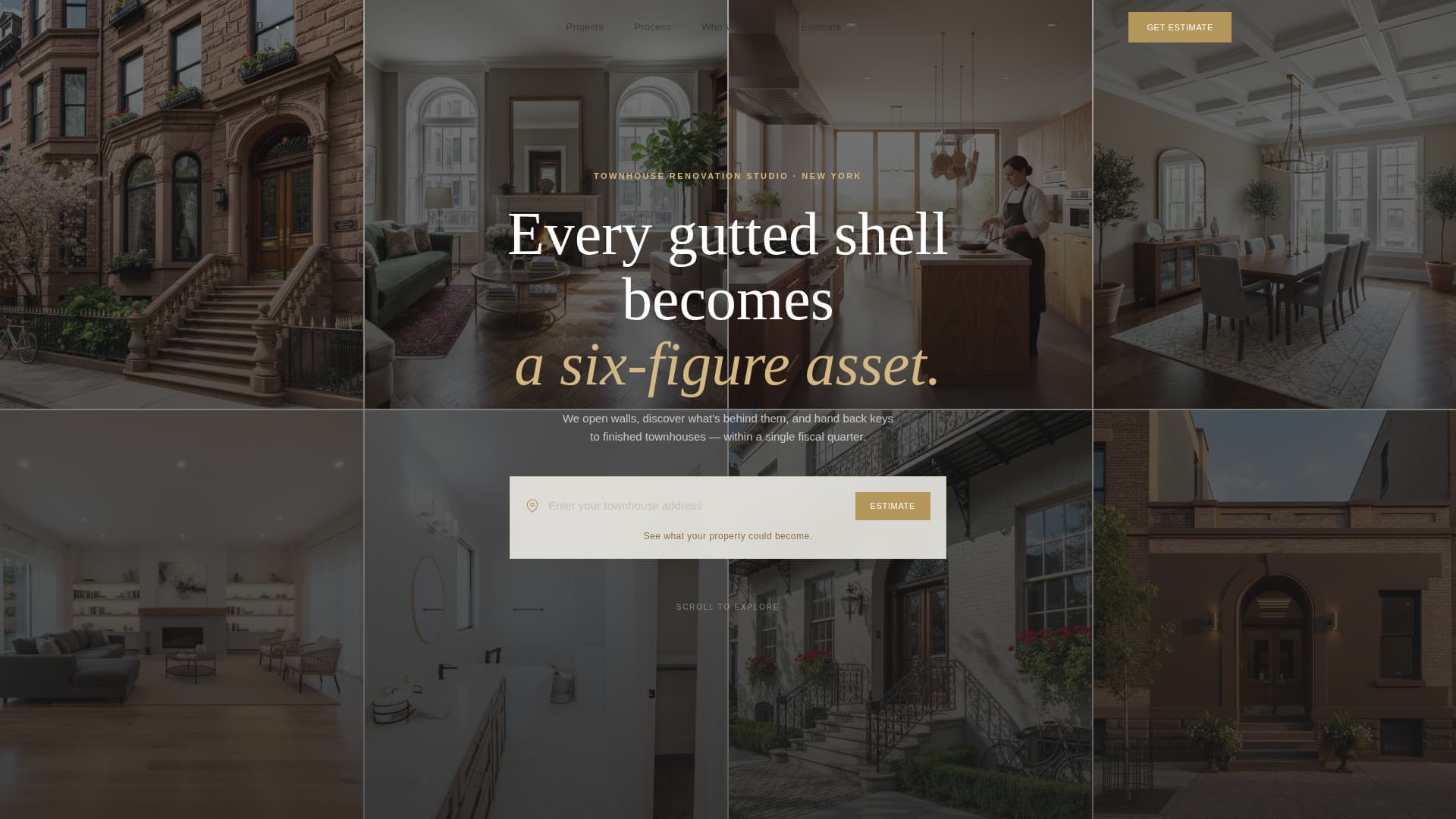 Elevate — Expert Townhouse Development Landing Page Template