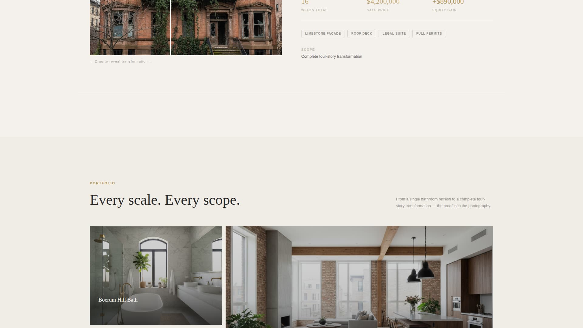 Elevate — Expert Townhouse Development Landing Page Template