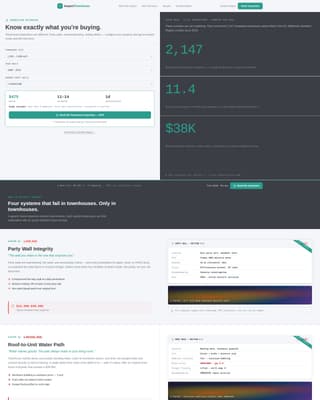 Townhouse - Precision Inspection Landing Page Template
