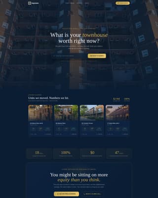 Appraise - Precision Townhouse Landing Page Template
