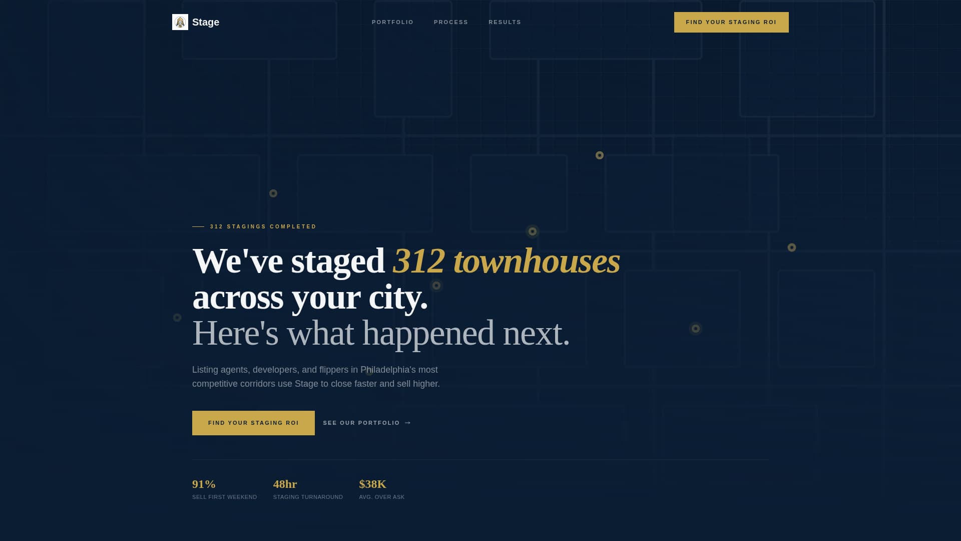 Stagecraft - Precision Townhouse Landing Page Template