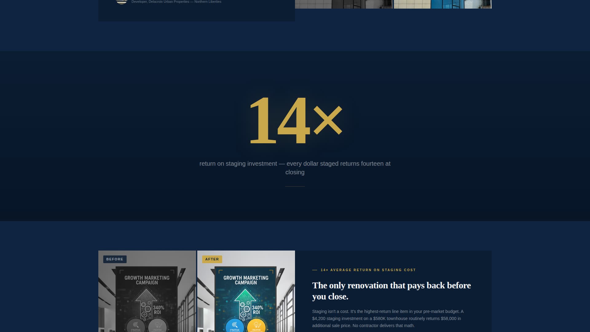 Stagecraft - Precision Townhouse Landing Page Template