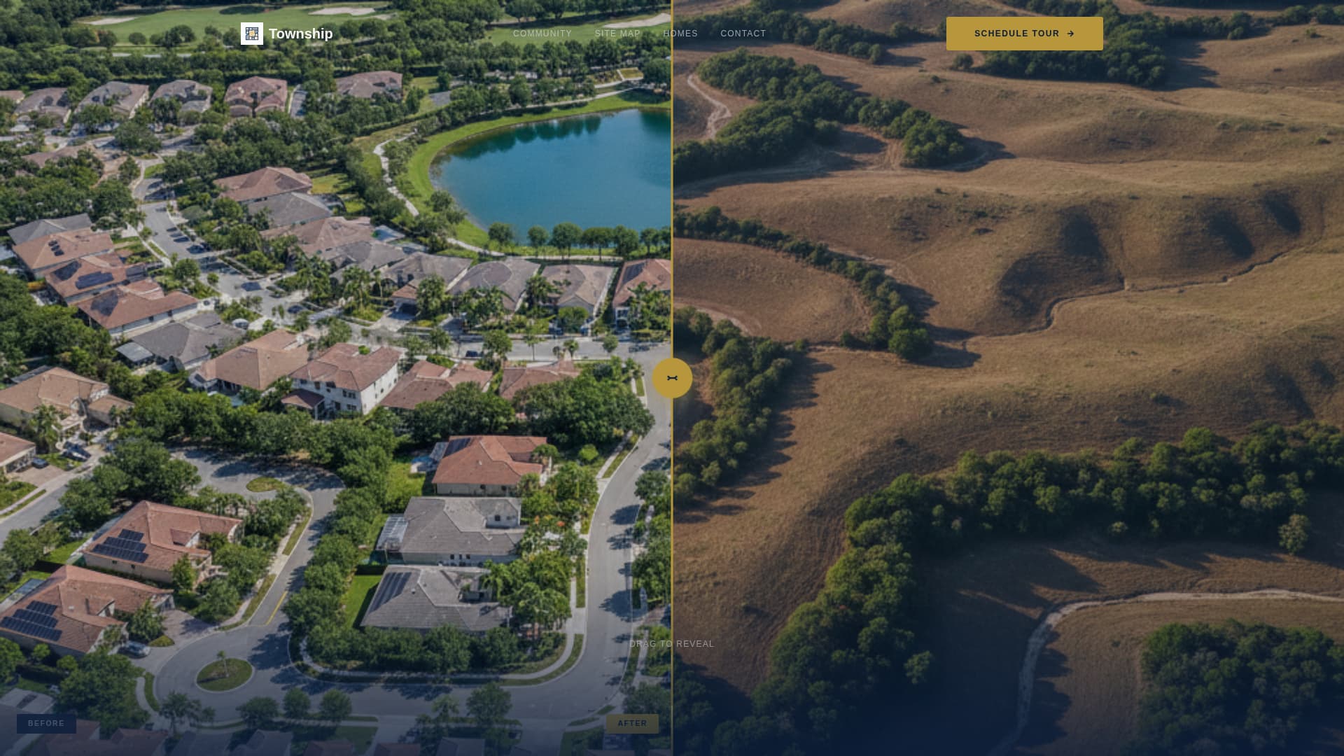 Township - Visionary Community Landing Page Template