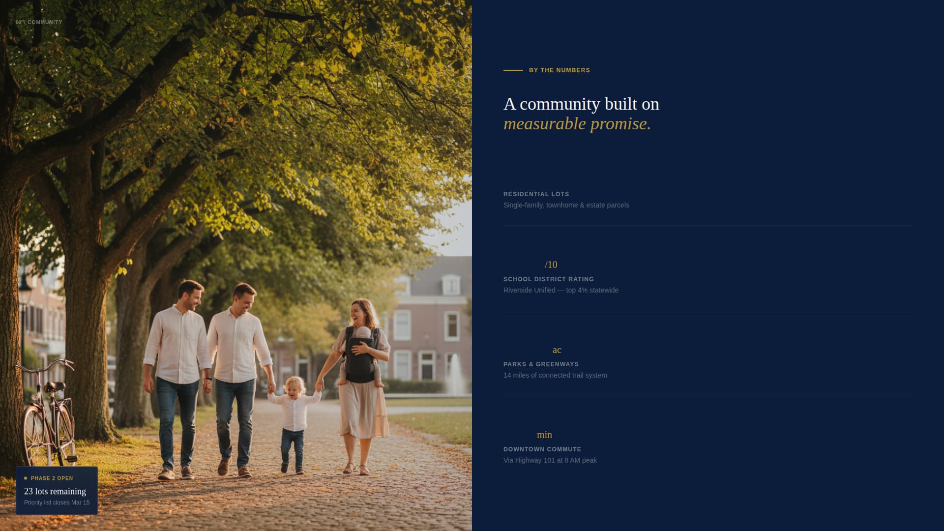 Township - Visionary Community Landing Page Template