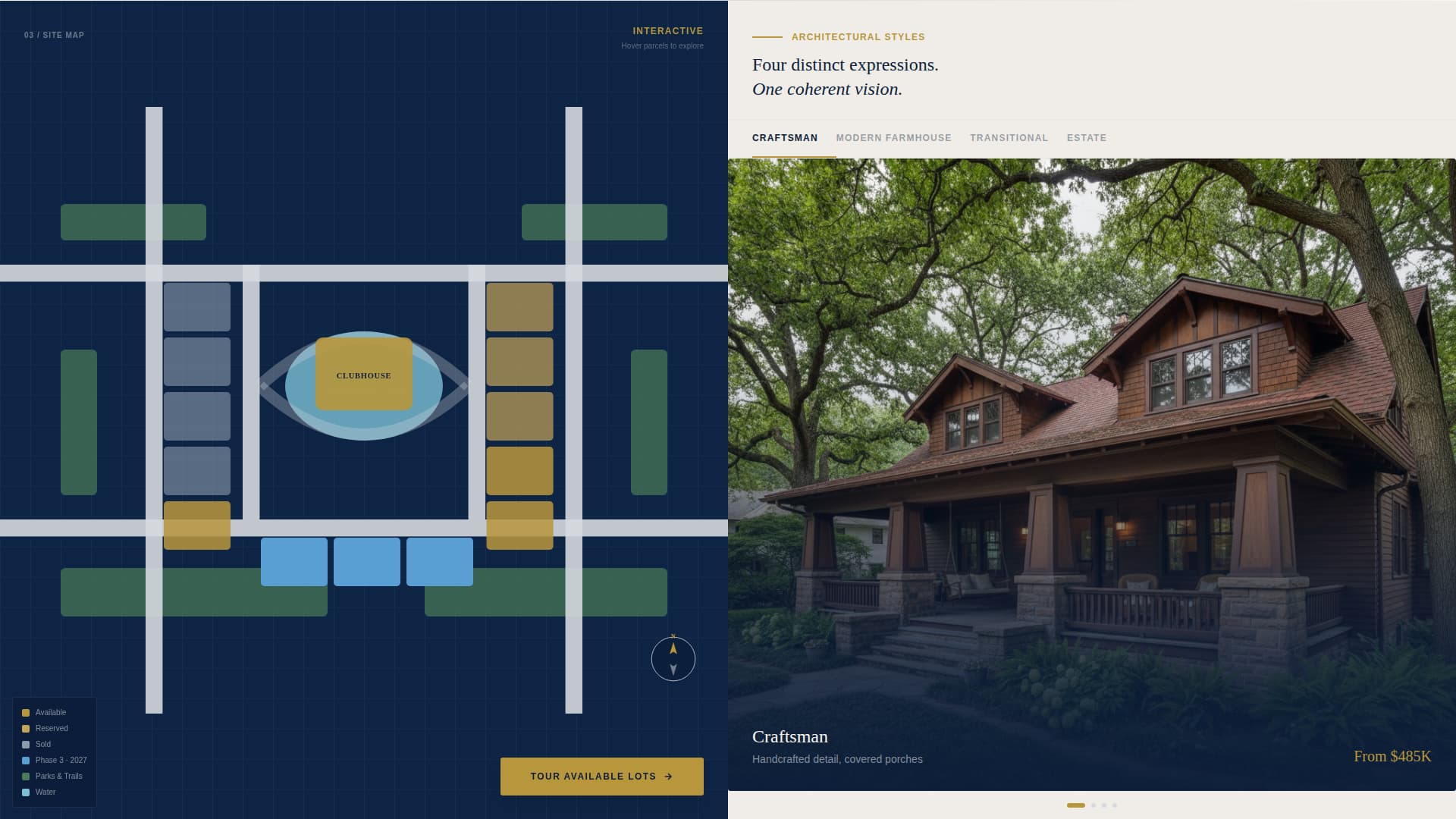 Township - Visionary Community Landing Page Template