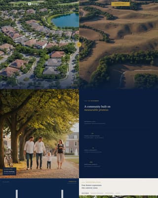 Township - Visionary Community Landing Page Template