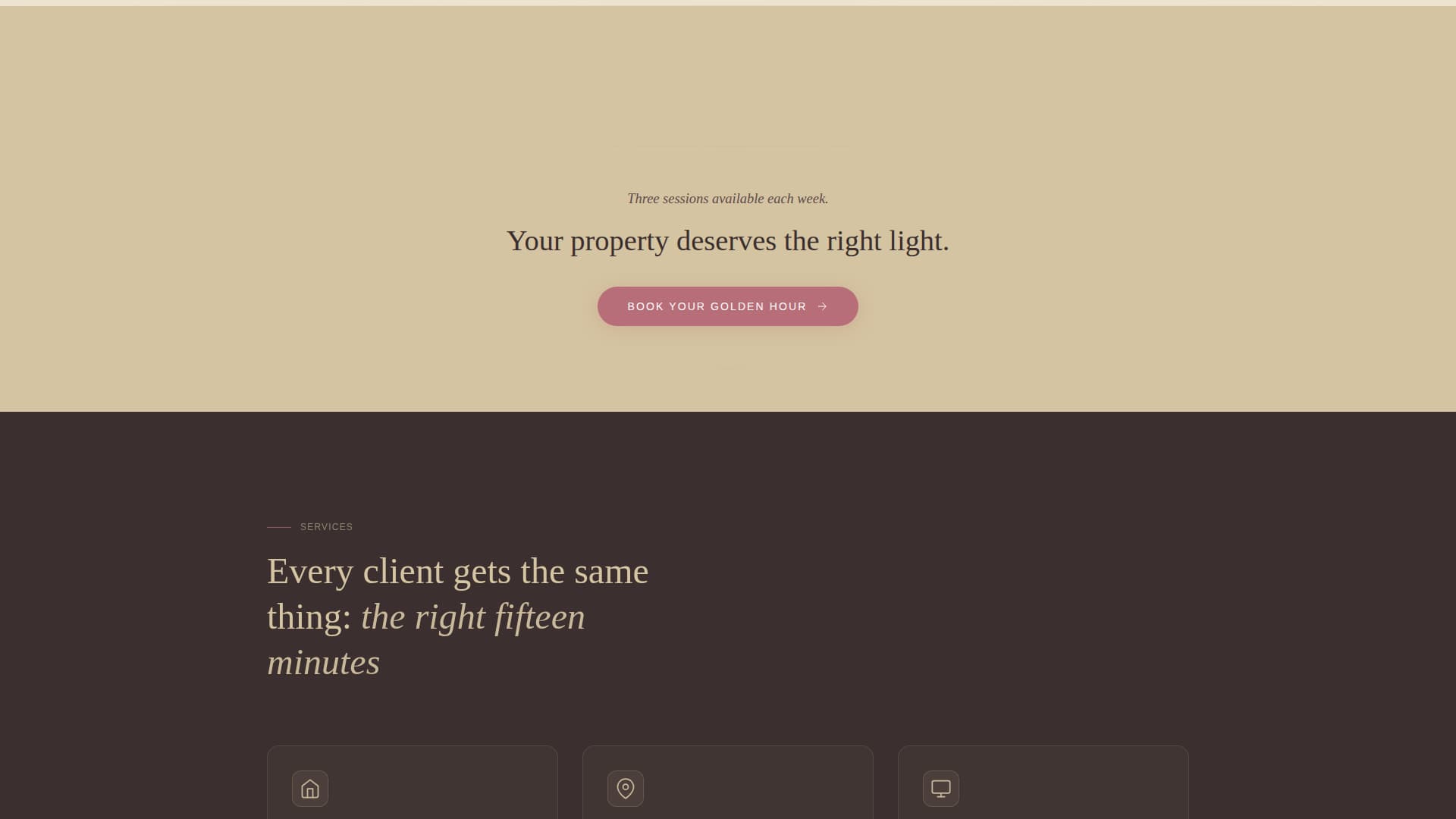 Dusk - Breathtaking Photography Landing Page Template