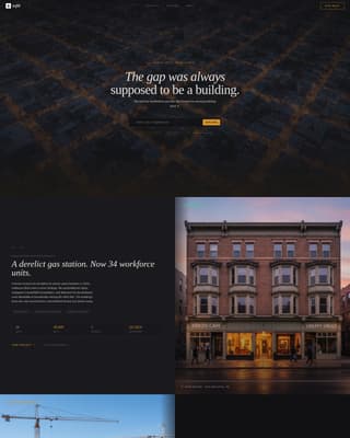 Infill - Transformative Developer Landing Page Template