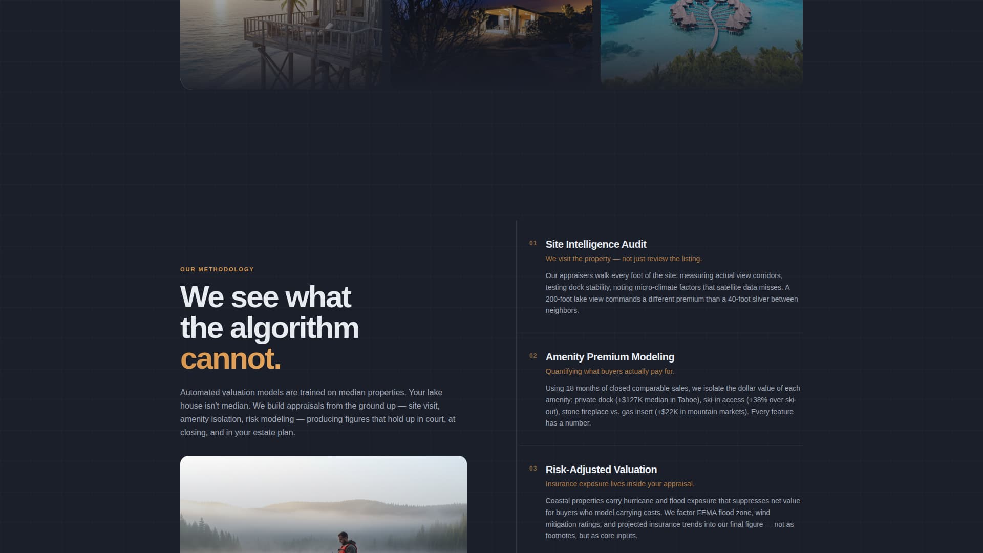 Appraise - Authoritative Vacationhome Landing Page Template