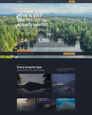 Appraise - Authoritative Vacationhome Landing Page Template
