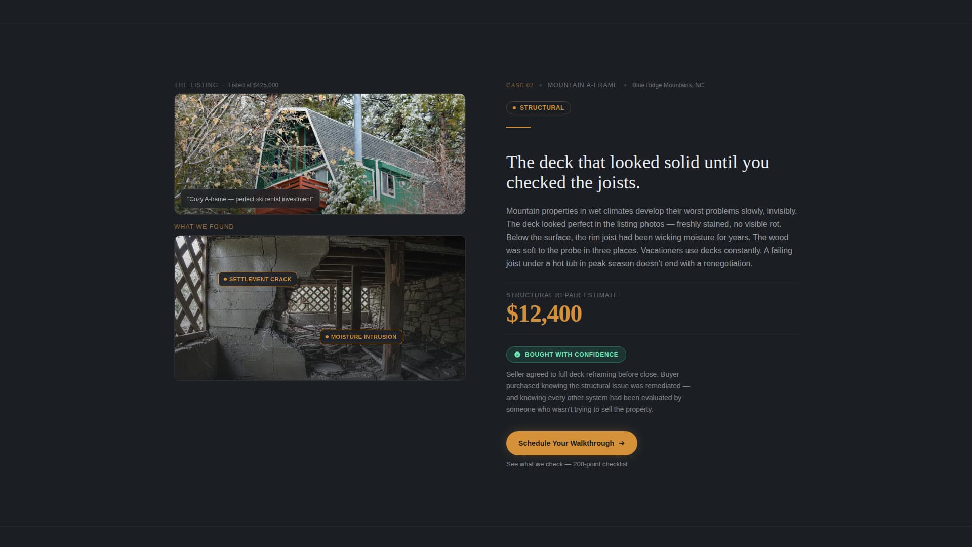 Inspect - Revealing Vacationhome Landing Page Template
