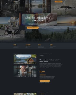 Inspect - Revealing Vacationhome Landing Page Template