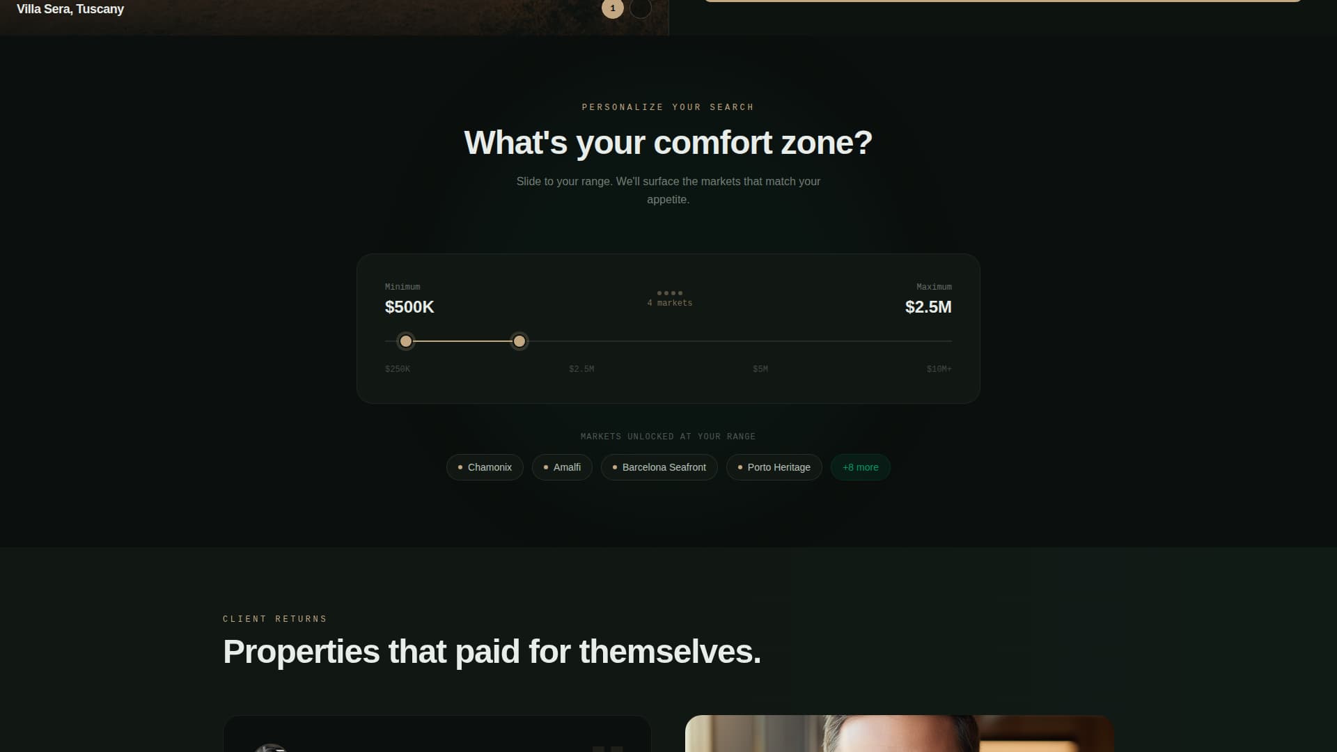 Haven - Exclusive Vacationproperty Landing Page Template