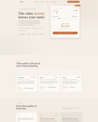 Mesa - Serene Vacationhome Landing Page Template