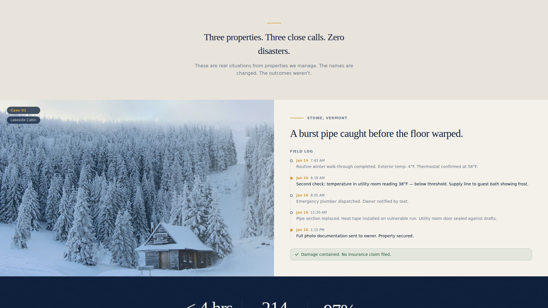 Steward - Trusted Vacationhome Landing Page Template