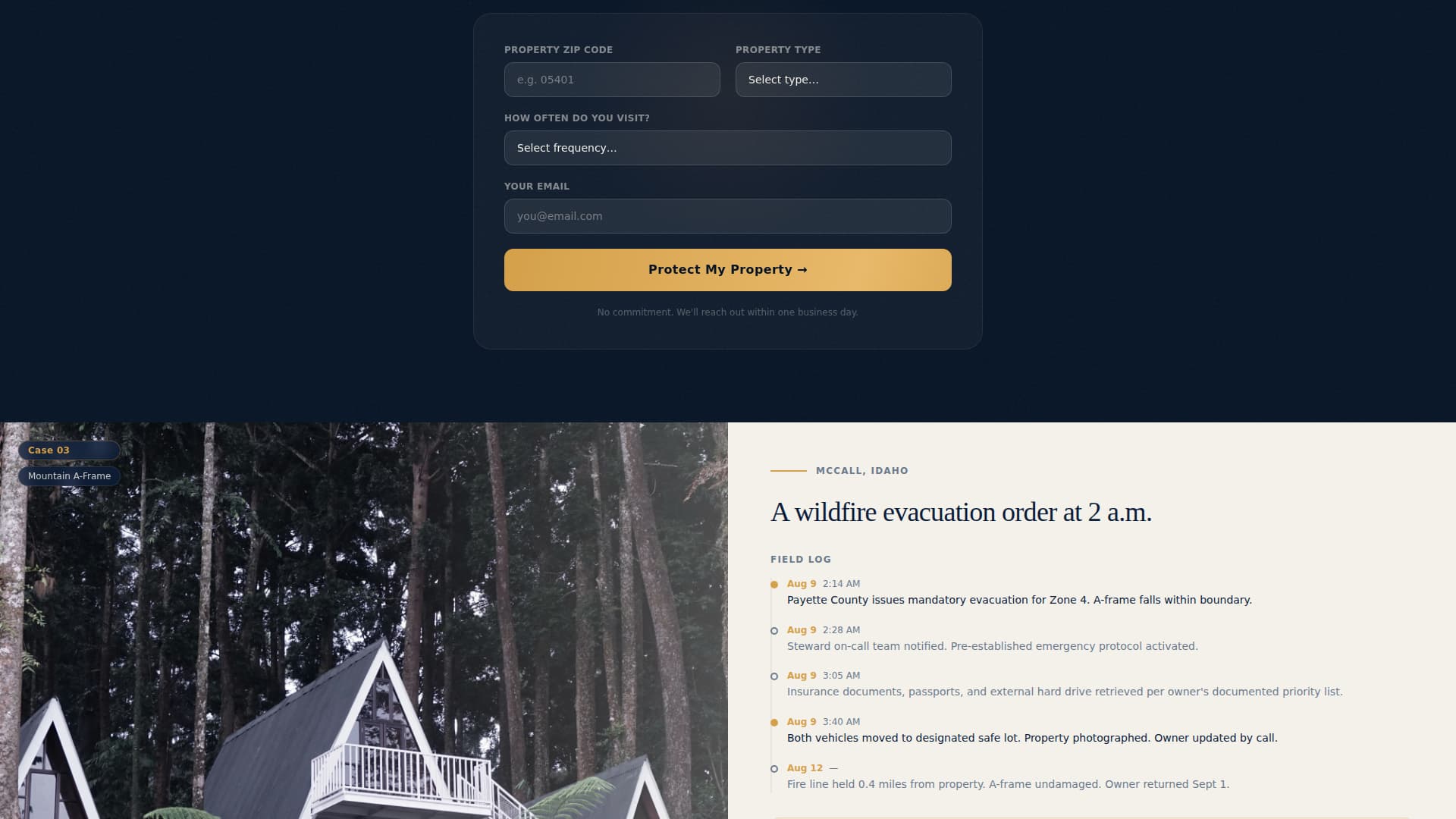 Steward - Trusted Vacationhome Landing Page Template