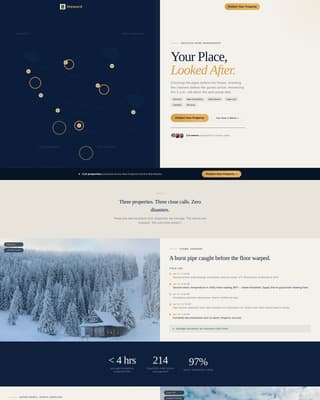 Steward - Trusted Vacationhome Landing Page Template