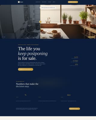 Haven - Trusted Vacationhome Landing Page Template