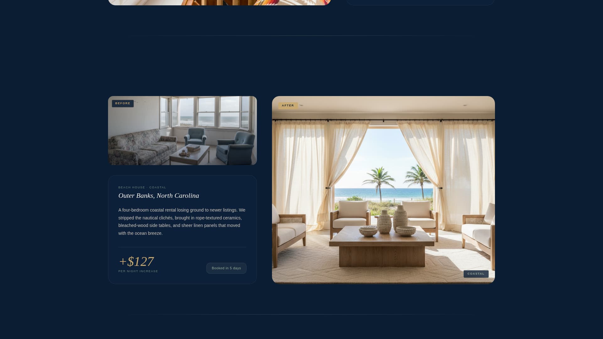 Transform — Expert Home Staging Landing Page Template