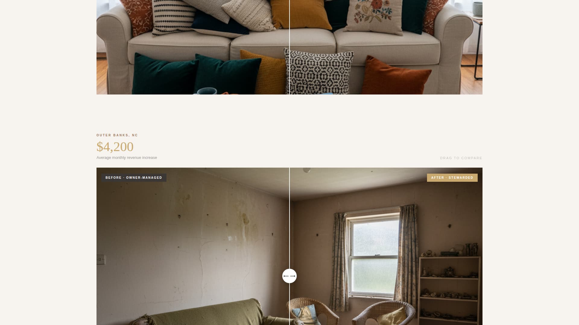 Steward - Elevated Vacationrental Landing Page Template