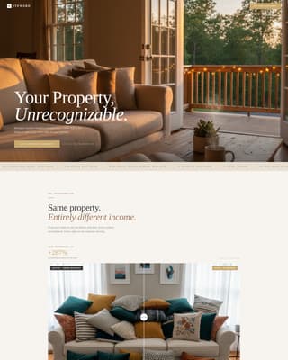 Steward - Elevated Vacationrental Landing Page Template