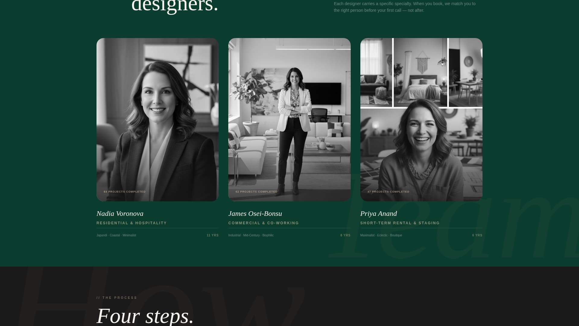 Envision - Sophisticated Studio Landing Page Template