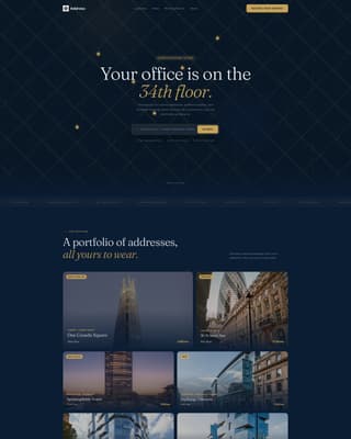 Address - Prestigious Virtualoffice Landing Page Template