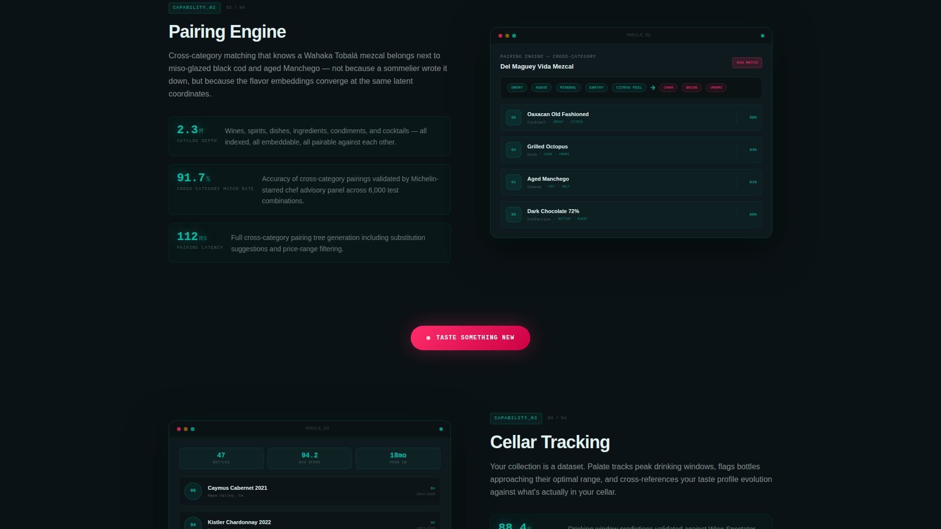Palate - Intelligent Beverage Landing Page Template
