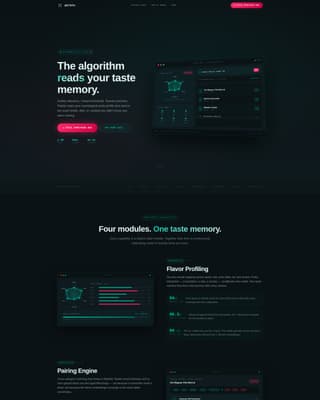 Palate - Intelligent Beverage Landing Page Template
