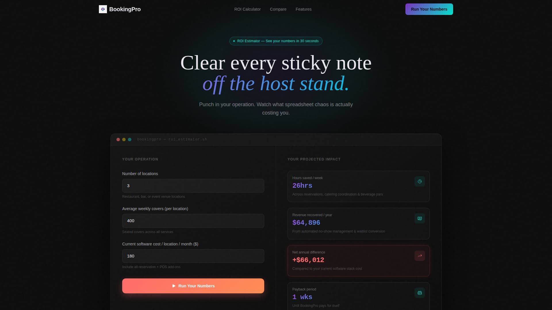 Booking - Powerful Restaurant Landing Page Template