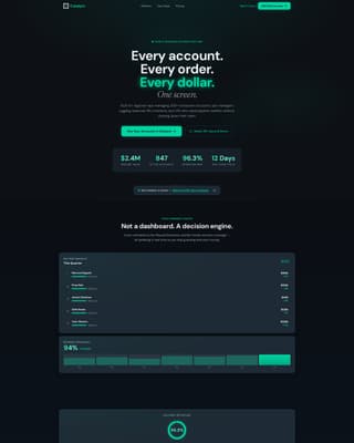 Catalyst - Powerful Beveragedistribution Landing Page Template