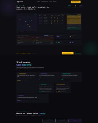 Verify — Compliance Management Landing Page Template