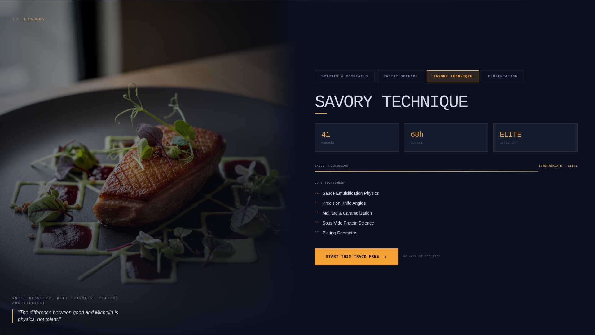 Palate - Immersive Culinary Landing Page Template