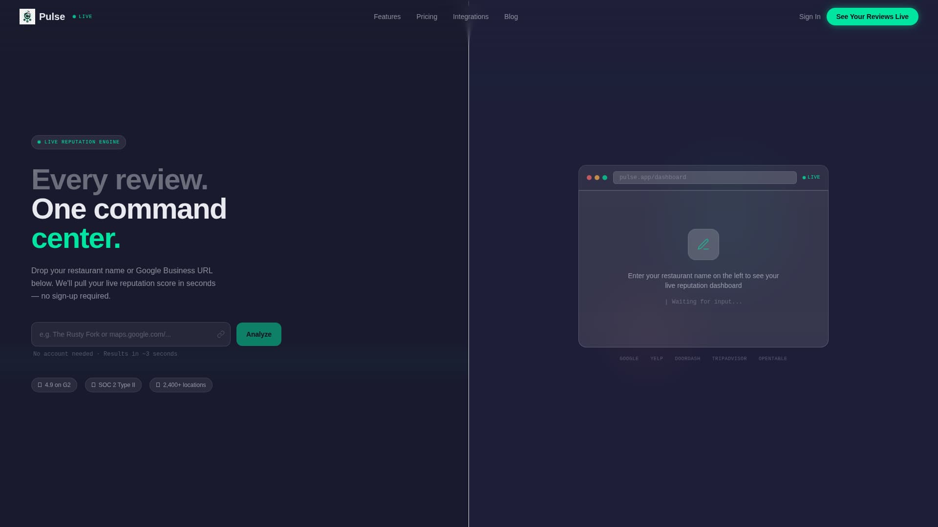 Flavor — Smart Restaurant Ops Landing Page Template