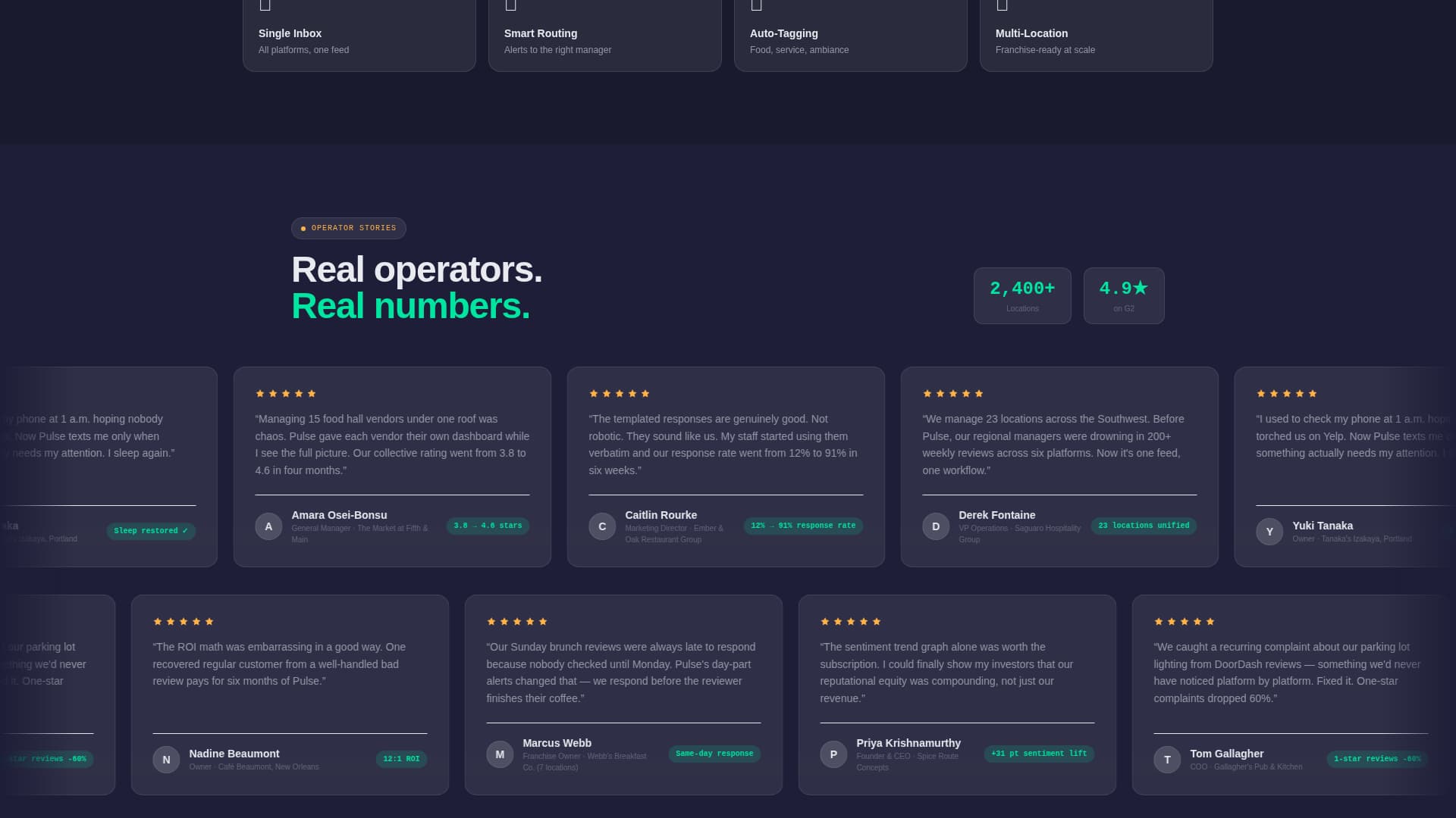 Flavor — Smart Restaurant Ops Landing Page Template