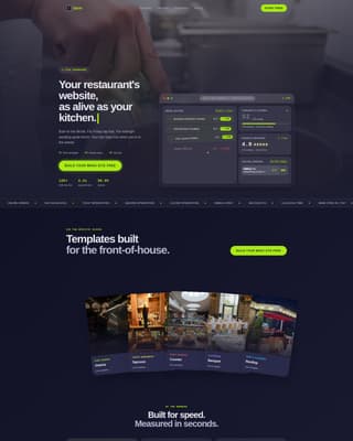 Serve - Dynamic Restaurant Landing Page Template