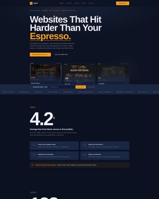 Serve - Bold Food & Beverage Landing Page Template