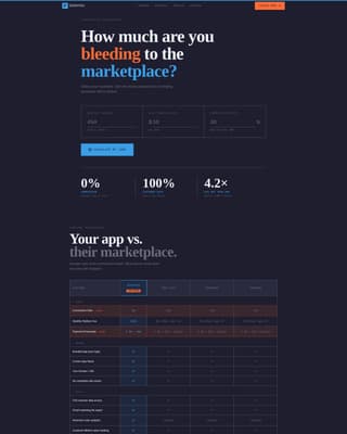 Dispatch - Brutalist Food Delivery Landing Page Template