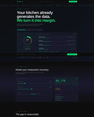 FoodTech Startup Specialist Professional Website Template