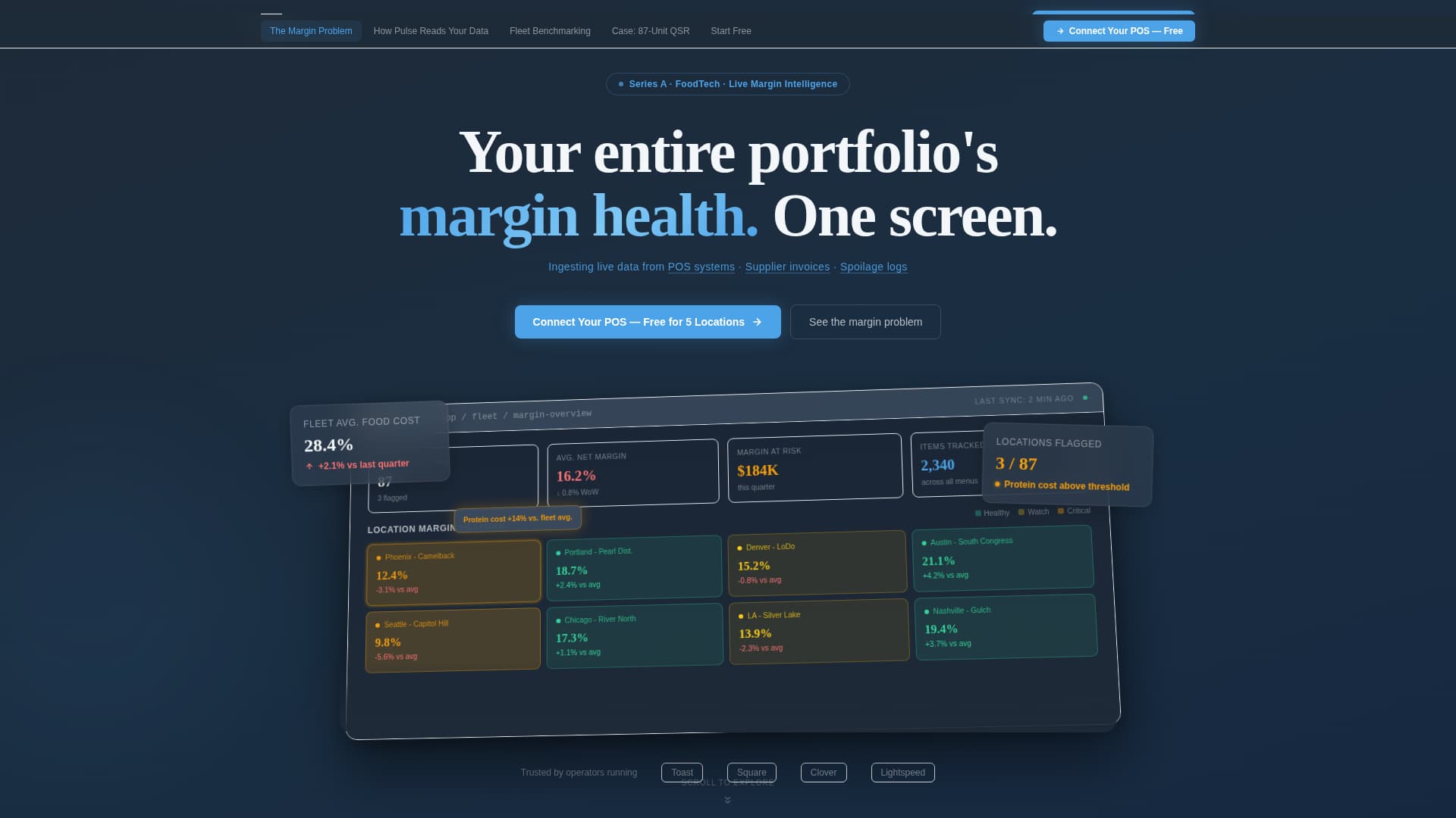 FoodTech Startup Professional Website Template