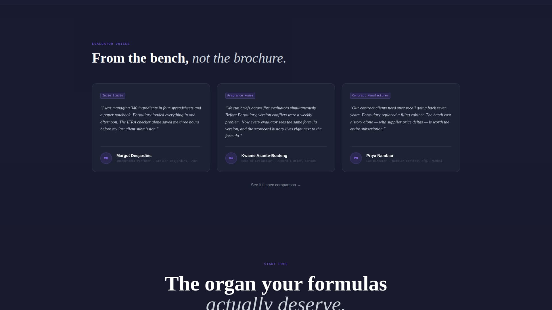 Fragrance Vertical SaaS Privacy Policy Website Template