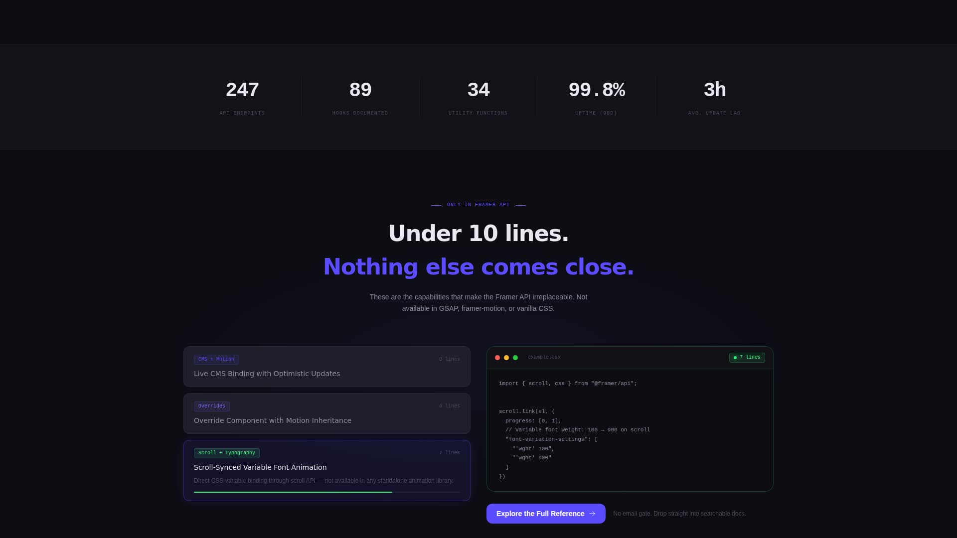 Lookup - Definitive API Landing Page Template