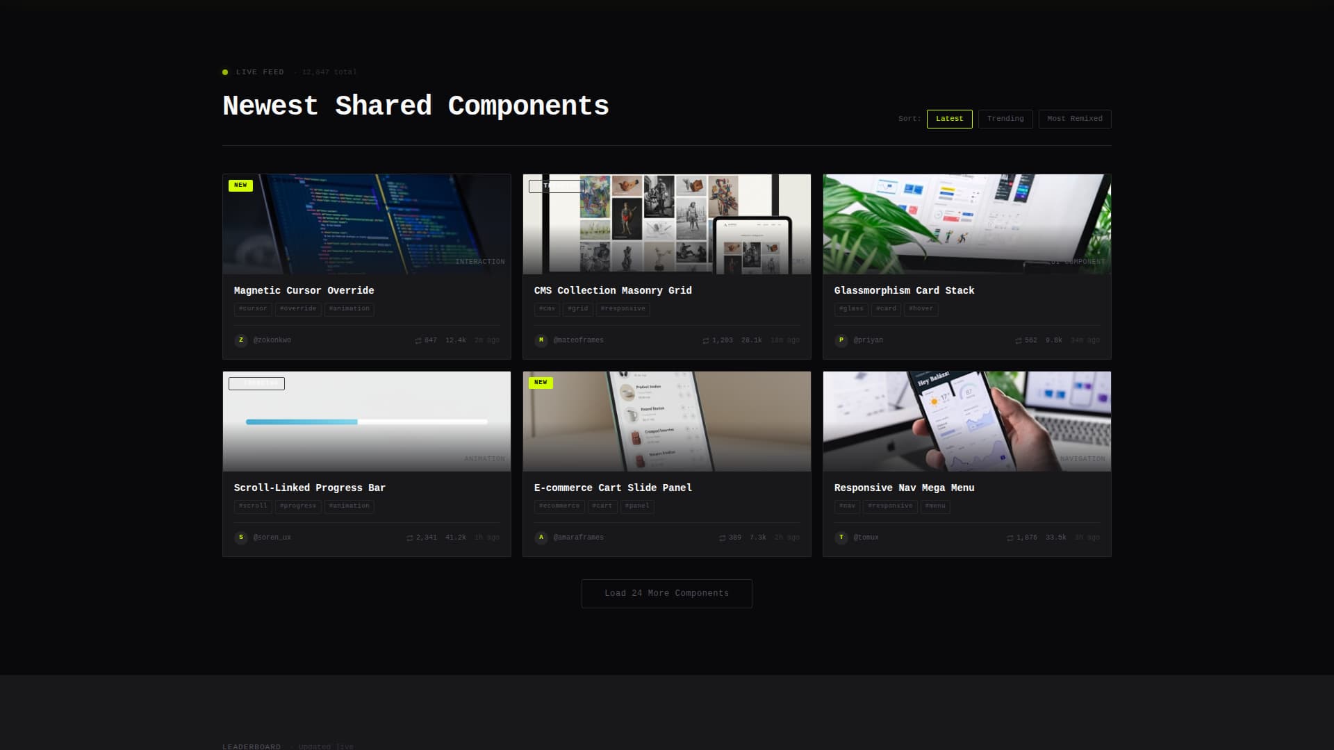 Forum - High Velocity Framer Landing Page Template
