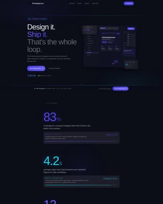 Prototype - Powerful Framer Landing Page Template