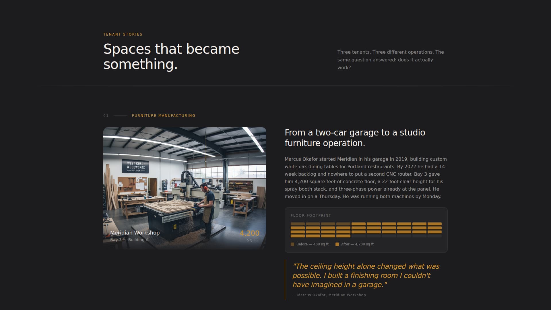 Depot - Industrial Warehouse Landing Page Template