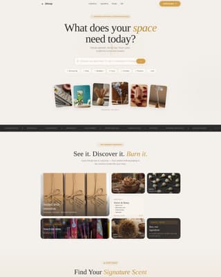 Dhoop - Aromatic Incense Landing Page Template